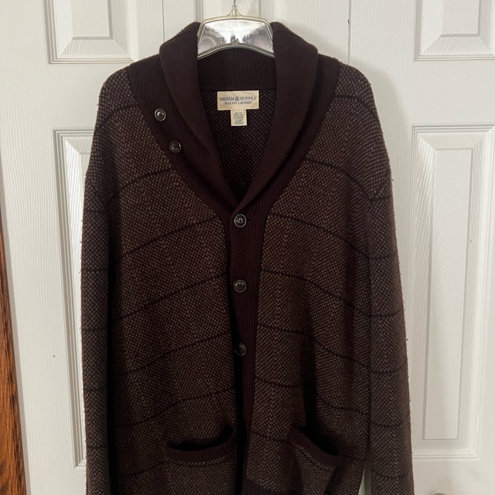 Denim & Supply Ralph Lauren Dark Brown Cardigan